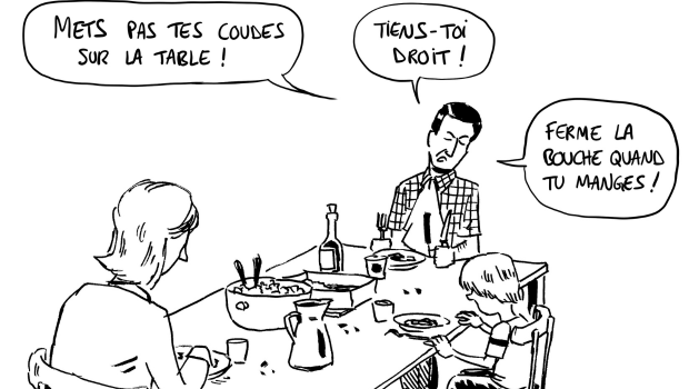 Repas en famille © Tommy Dessine 2024